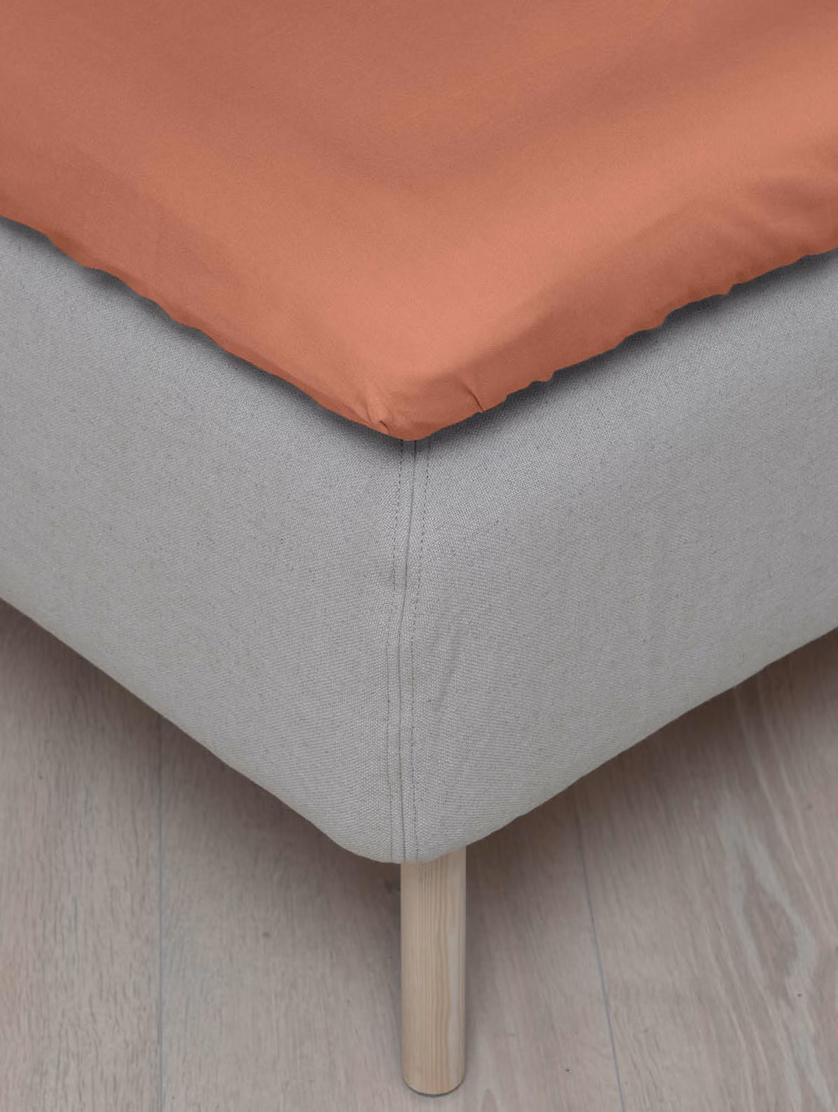 Harmoni lakan ljus terrakotta