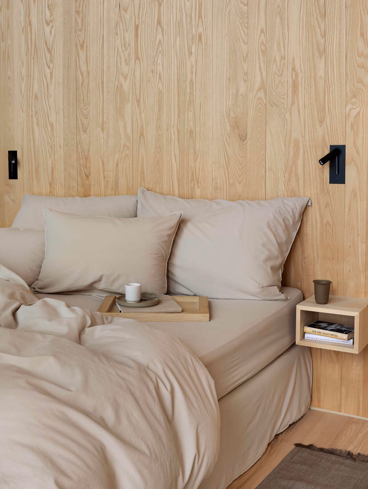 Frøya påslakanset beige