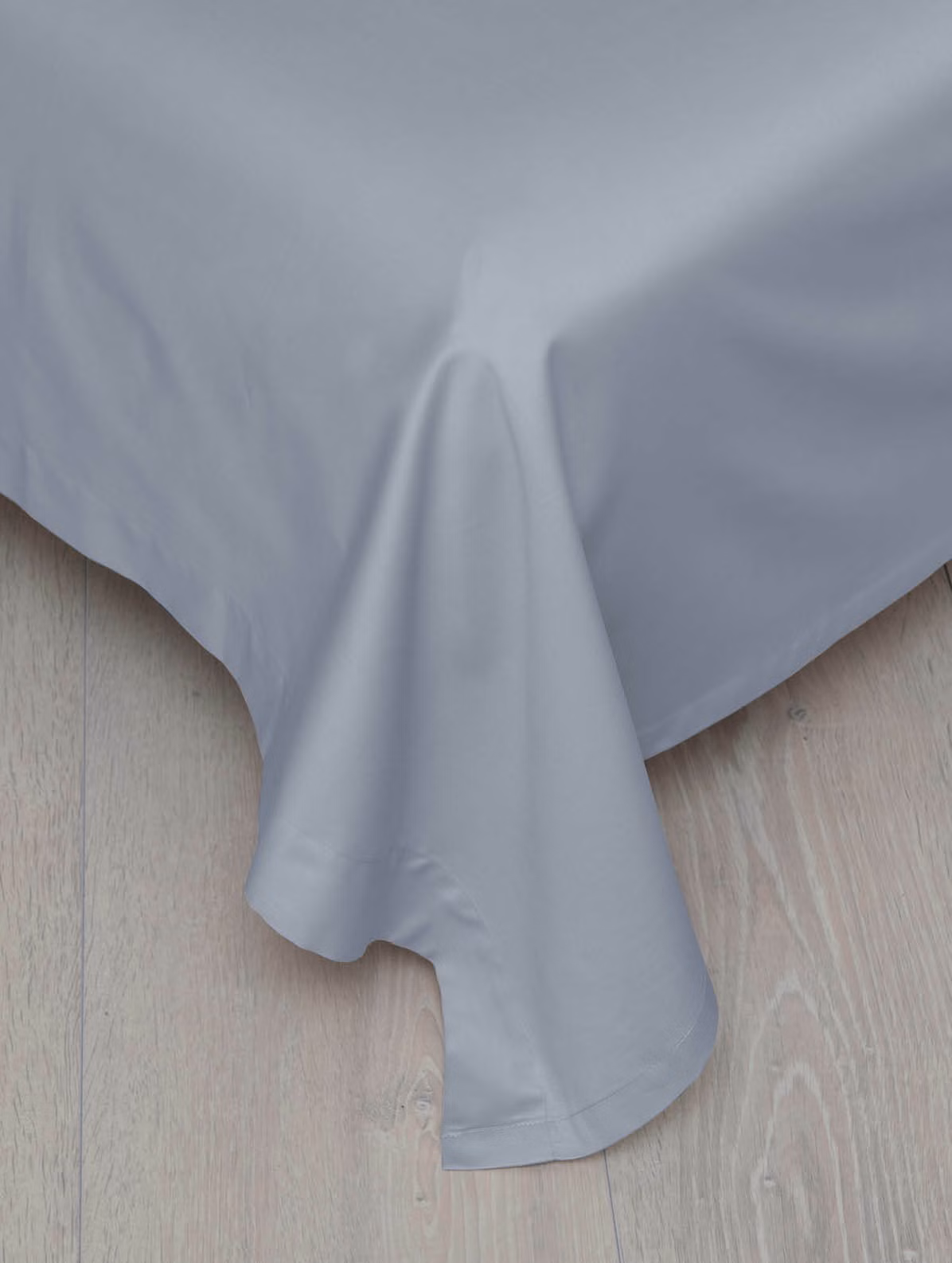 Elegance slätt lakan zenblå