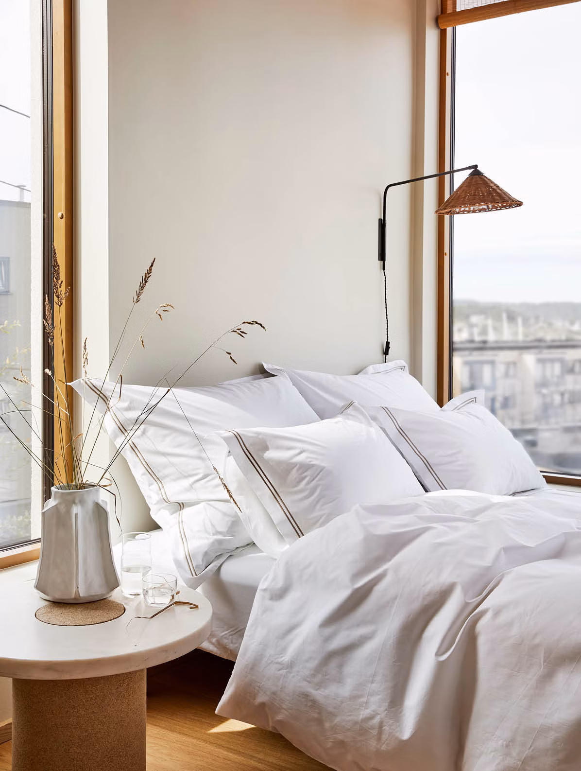 Paris påslakanset vit