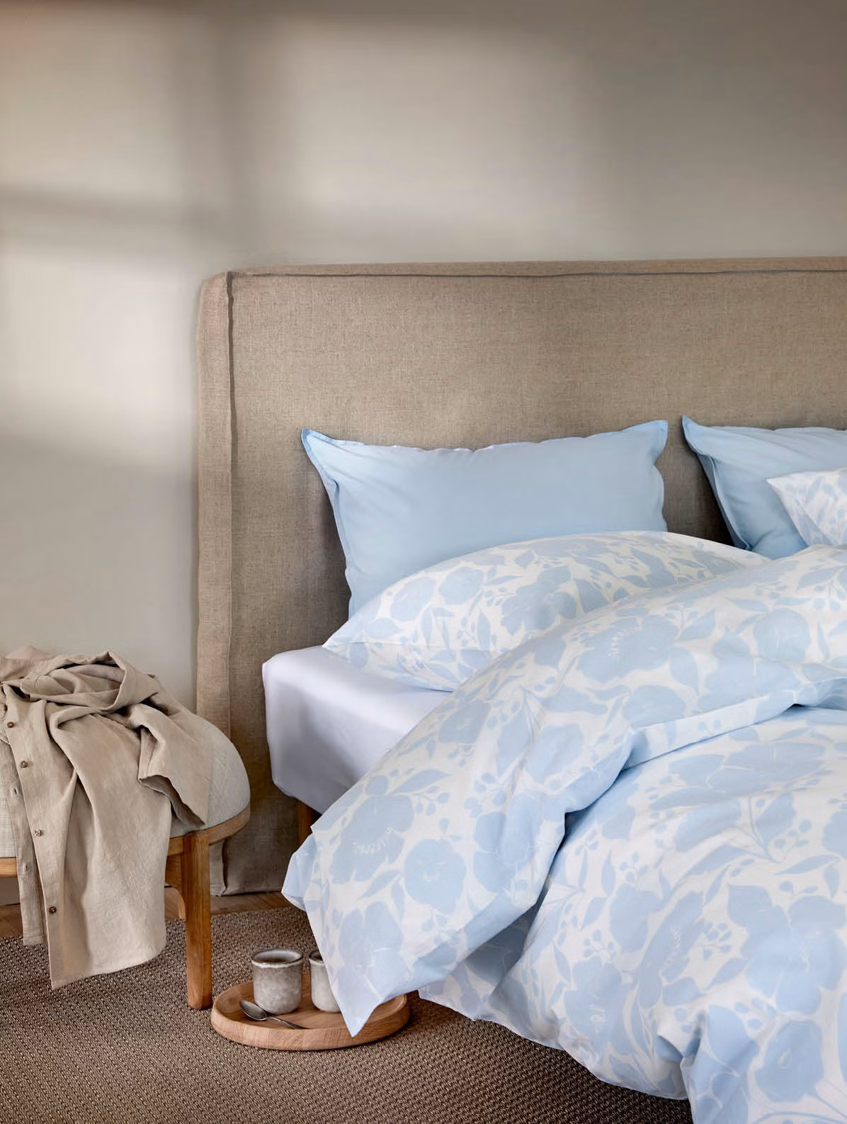 Ragna påslakanset ljus blå