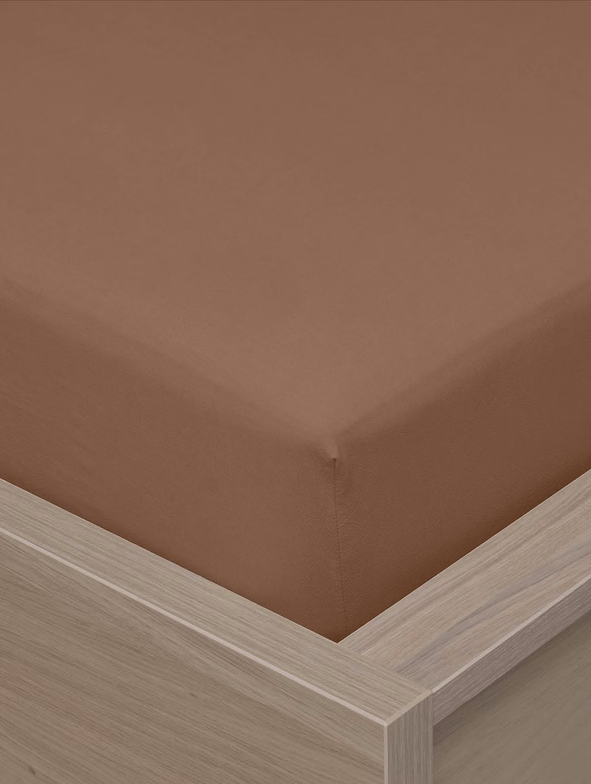 Frøya lakan karamellbrun