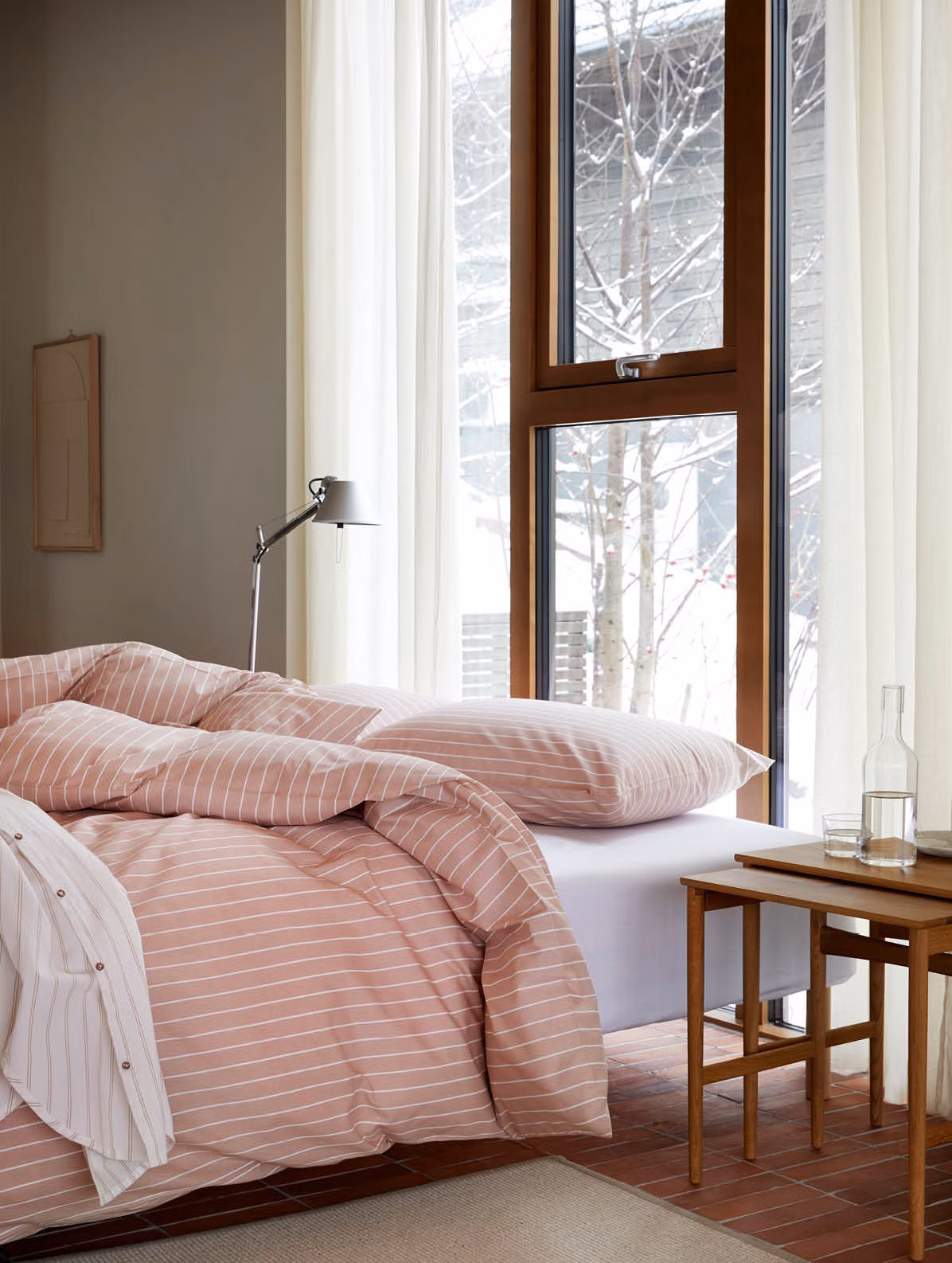 Pia påslakanset varm rosa