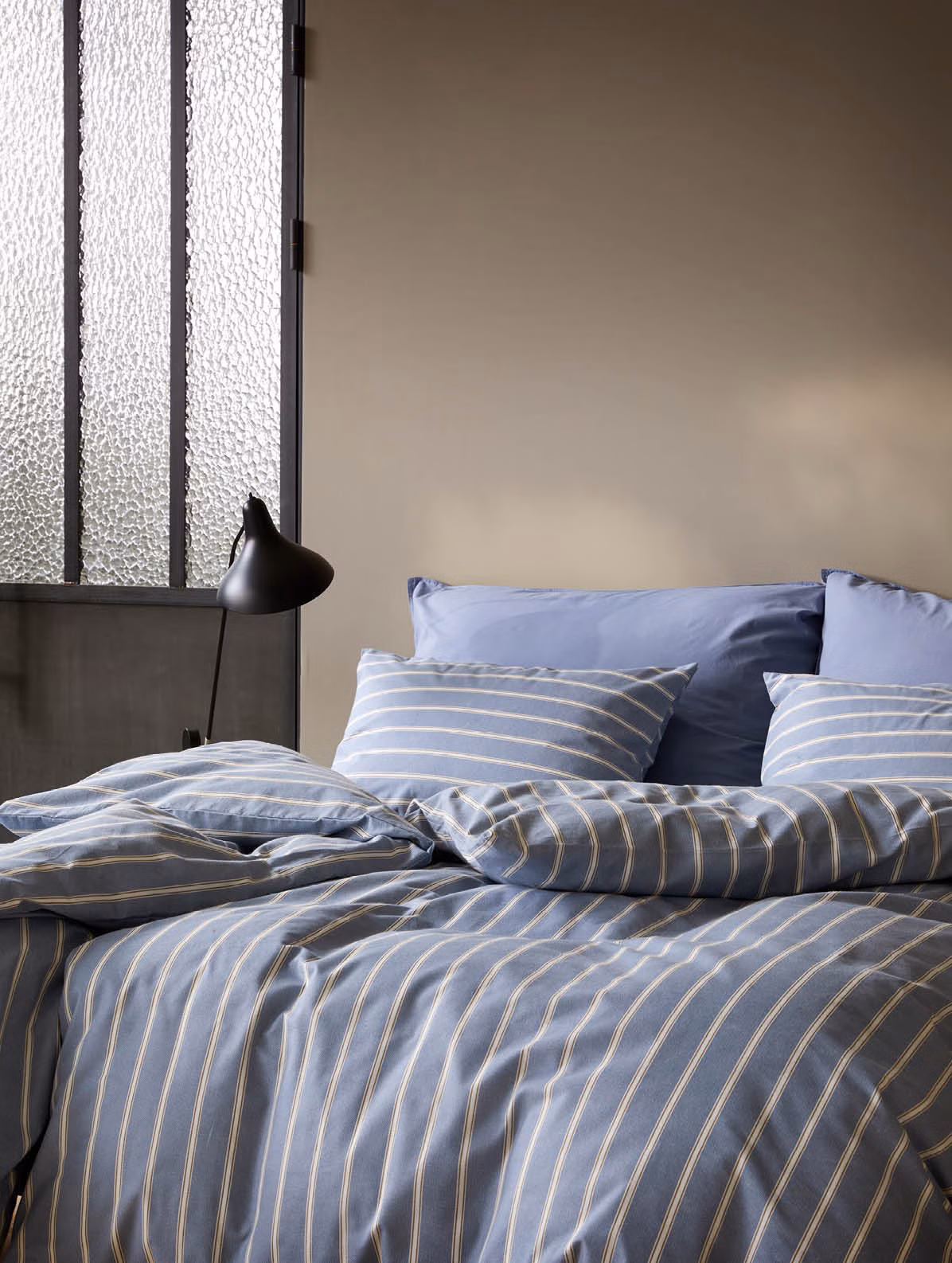 Henning påslakanset ljus denimblå