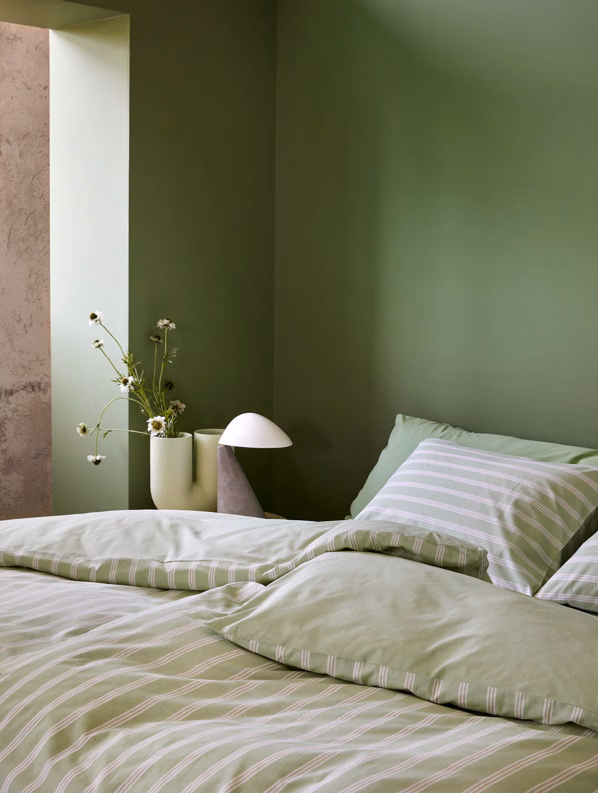 Ylva påslakanset vårgrön