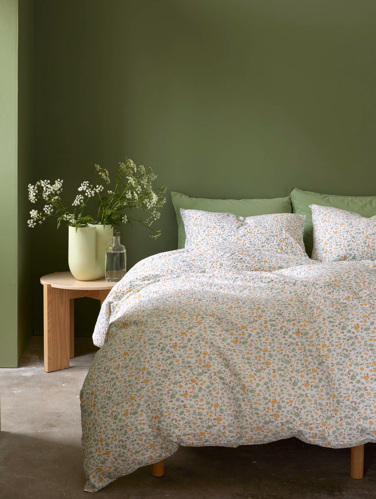 Clara sengesett vårgrønn