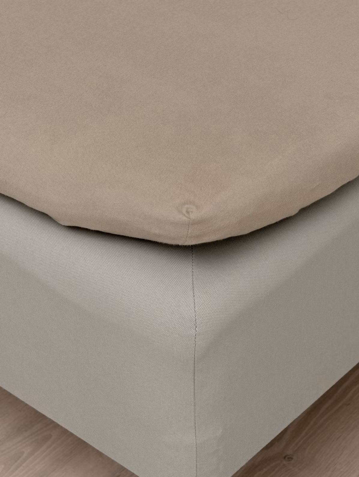 Flanell formsytt lakan mullvad