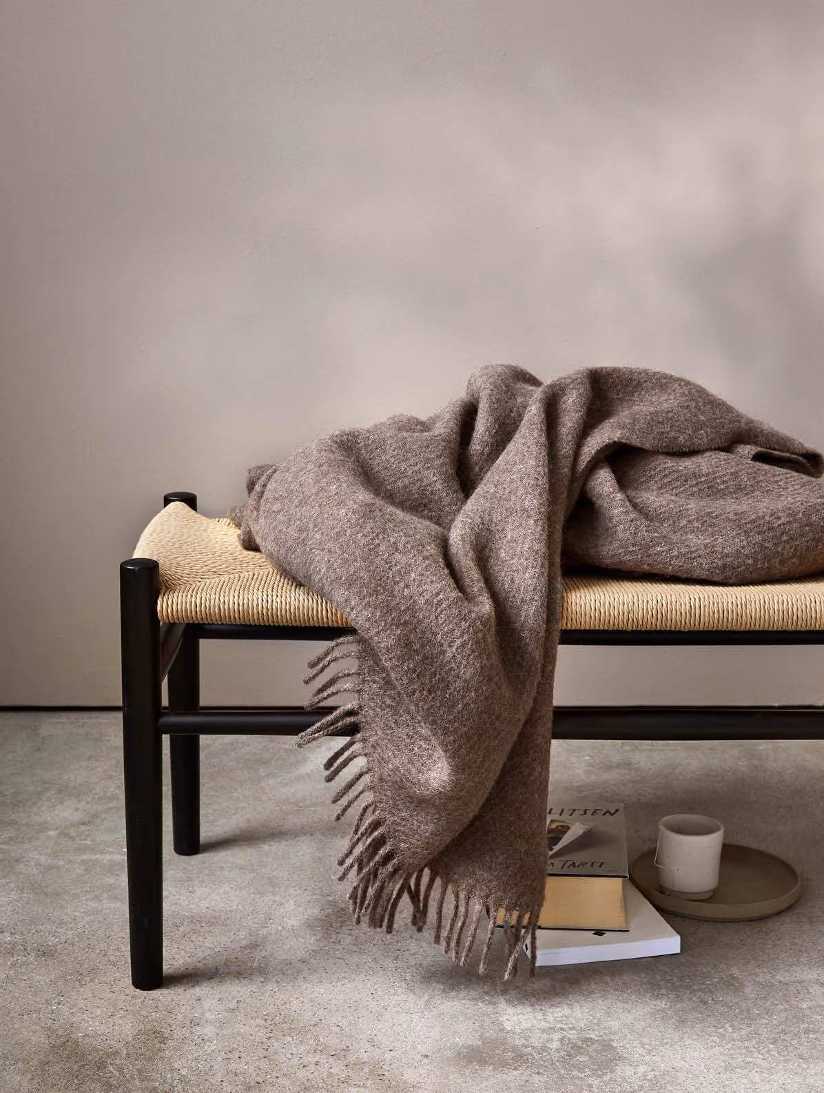 Falketind ullpläd brun