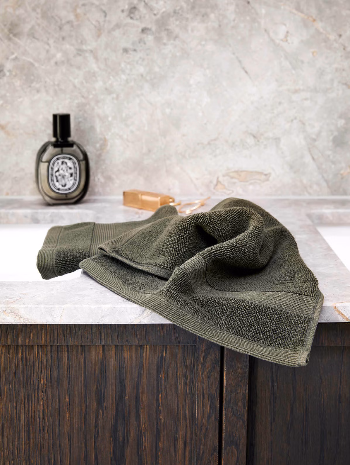 Spa tvättlapp oliven