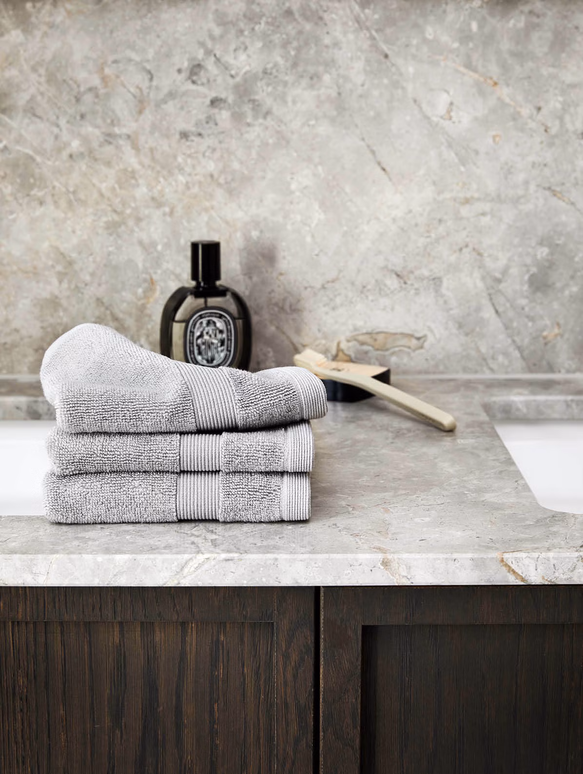 Spa tvättlapp ljus grå