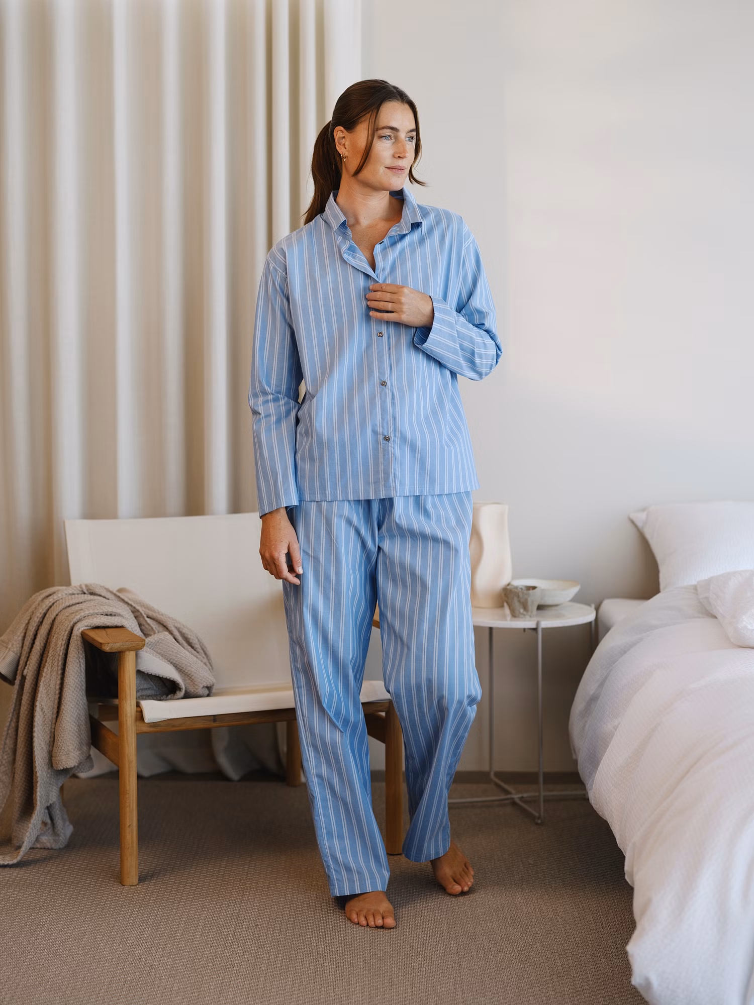 Sana pyjamas blå dam